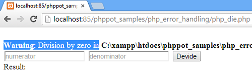 phpmaster  Error Handling in PHP