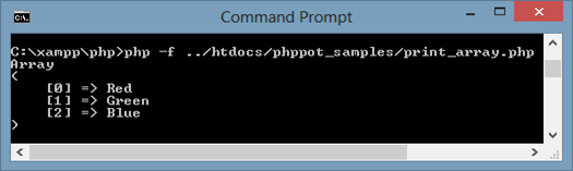 Run Php From Command Line