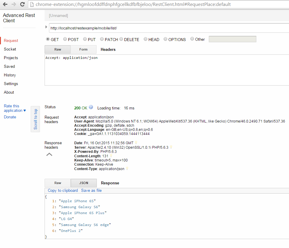 Query params array. Html запрос. Advanced rest client.