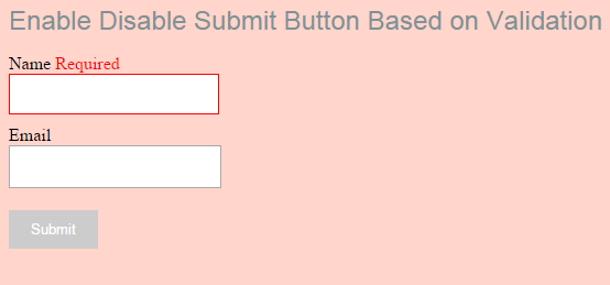 disable form submit html