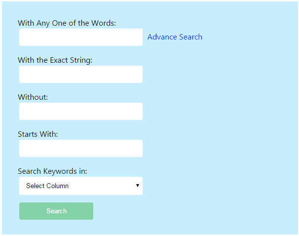advanced-search-using-php