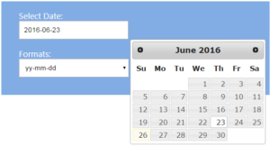 Formatting Date With JQuery Date Picker   Phppot