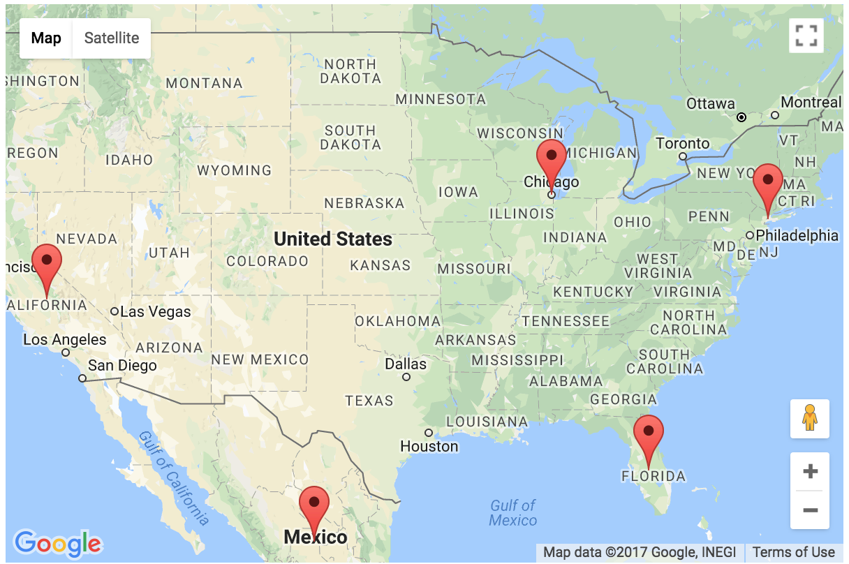 Add Markers To Show Locations In Google Maps Output 