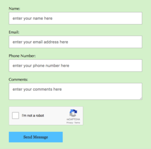 PHP Contact Form With Google ReCAPTCHA - Phppot