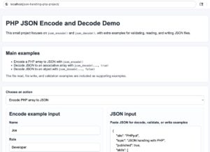 PHP JSON Encode and Decode with json_encode() and json_decode() - PHPpot