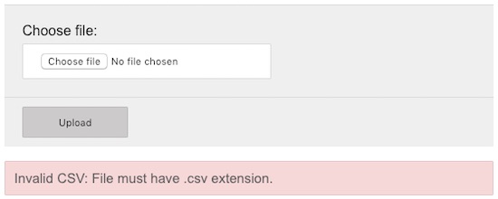 CSV Validation Script