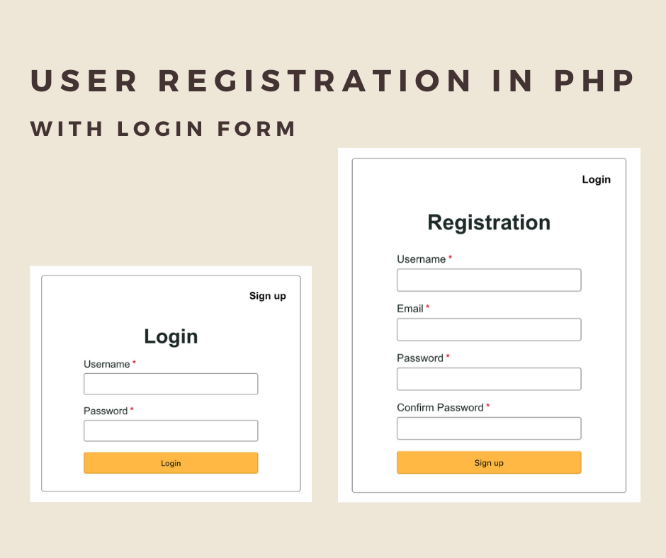 Email Signup Template from phppot.com