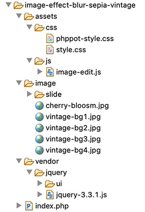 Image Editing File Structure