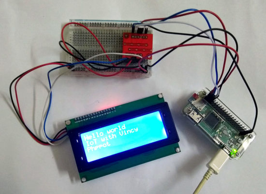 Raspberry Pi with I2C LCD Setup