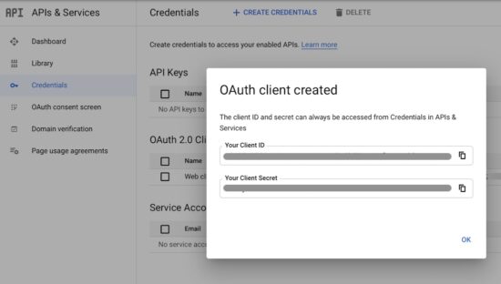 Generate Gmail API Keys and Token