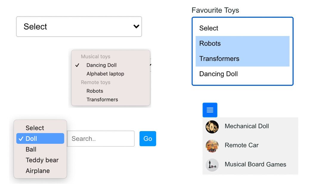 html-dropdown-list-with-css-and-javascript-phppot