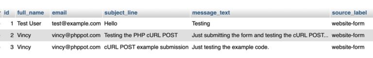 PHP cURL POST Example: Send Form Data and JSON in PHP - PHPpot
