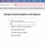 JavaScript Autocomplete TextBox (autosuggest) from Database