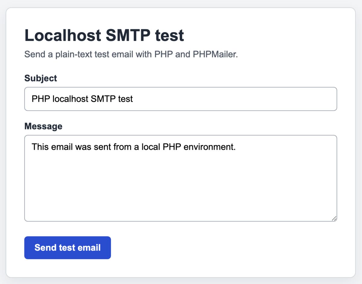 How to Send Email from Localhost in PHP with PHPMailer - PHPpot
