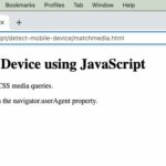 How to Detect Mobile Device using JavaScript