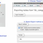 phpMyAdmin – How to Export a Database?