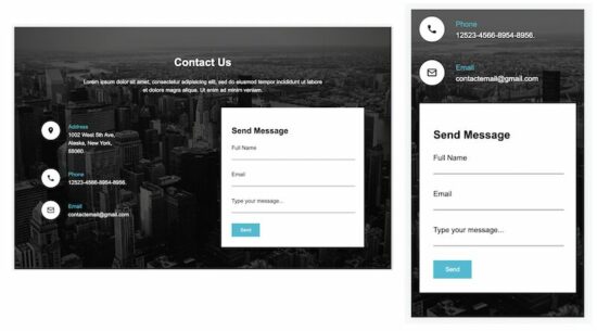 contact form template2
