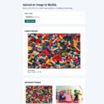 Upload image form and the stored image displayed from MySQL database