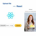 How to upload a file using React Component