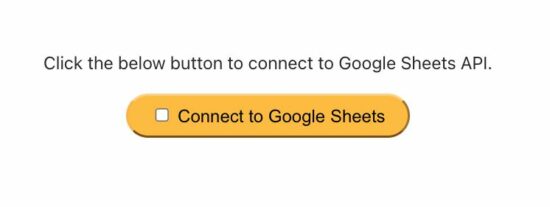 checkbox connect google sheet