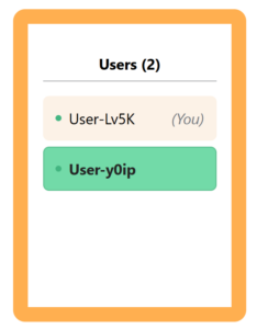 react chat users