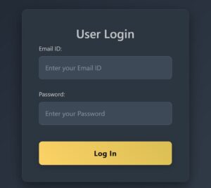 react admin template login page