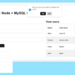 React + Node + MySQL CRUD App Tutorial (Full-Stack API Integration)