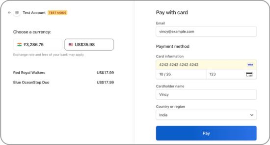 Stripe Hosted Checkout