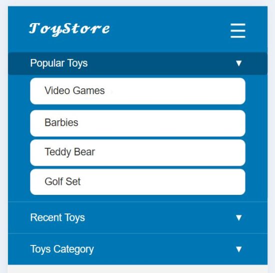 react drop down navbar mobile responsive