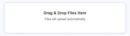 react file upload empty state