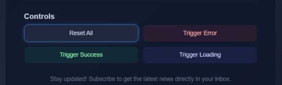 react micro button hover border